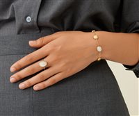 Vicenza - Piazzetta Palladio 2 - Anillo Marco Bicego Mujer Siviglia in Oro amarillo Madreperla 0.08 Ct AB610-B-MPW - AB610-B-MPW